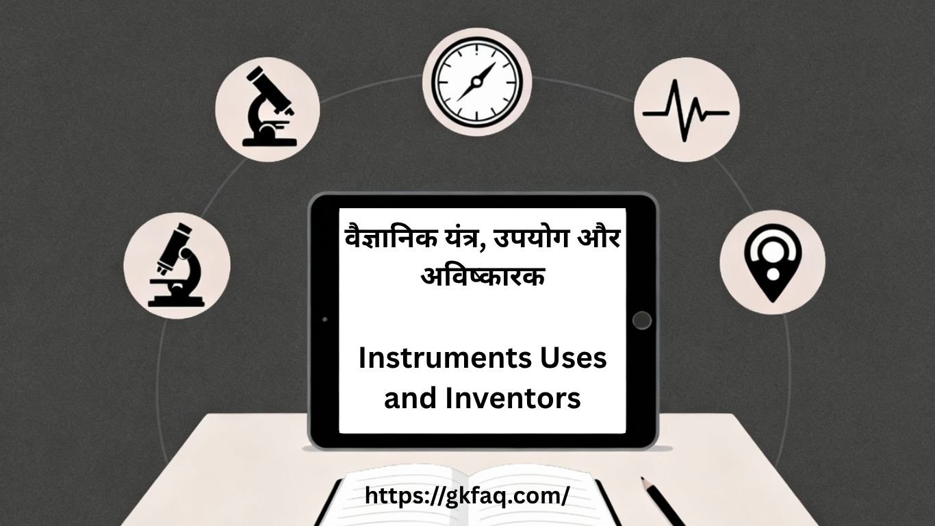 Instruments Uses and Inventors